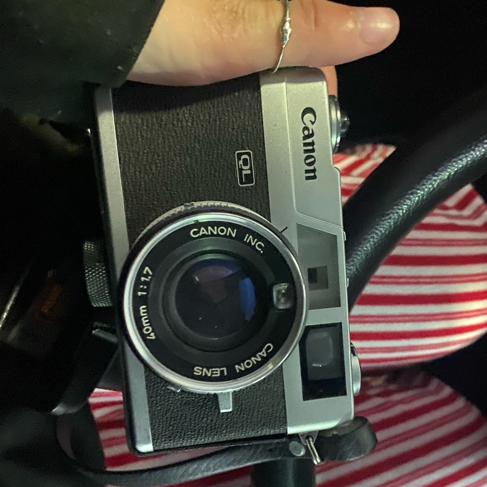 Canon AE-1 Program 35mm SLR Film Camera, 50 mm Lens, Flash, Canon Autowinder